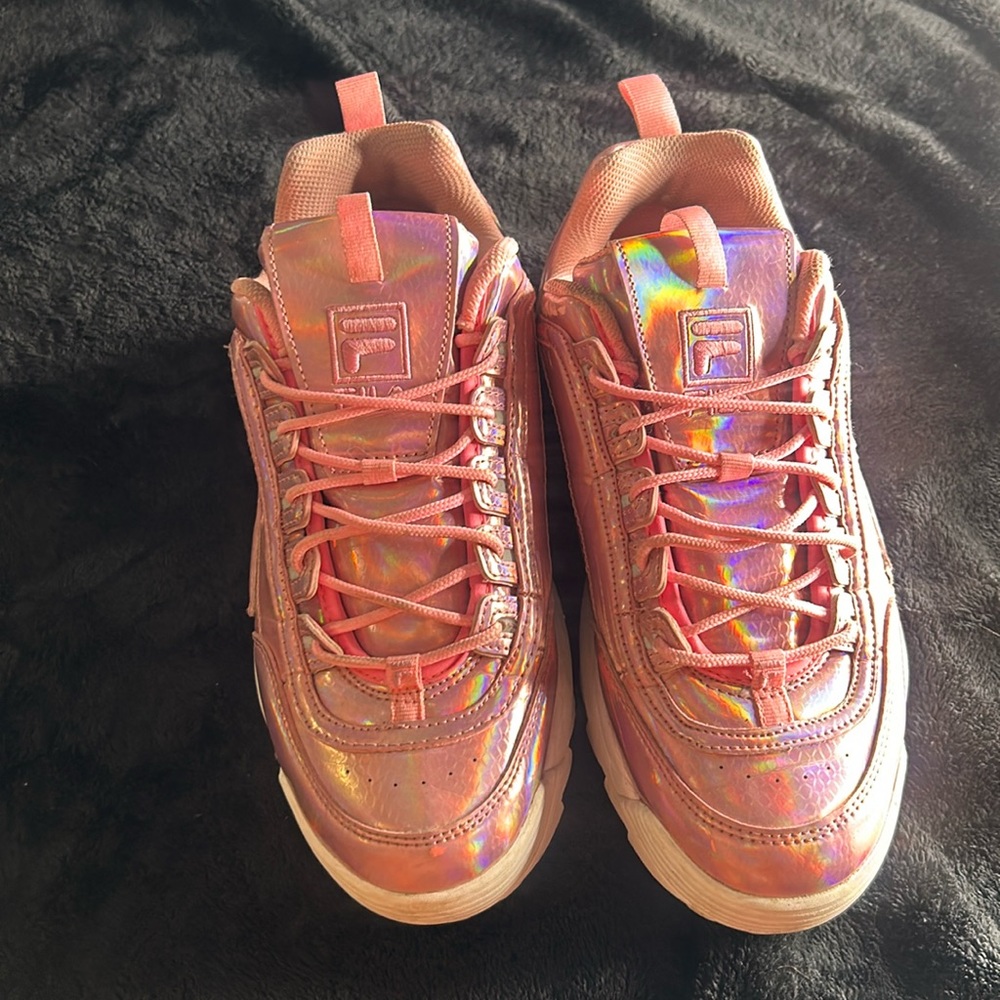 Holographic FILA Sneakers